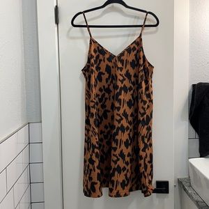 Animal print dress